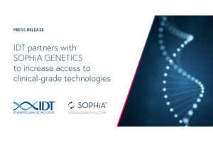 IDT partners with SOPHiA GENETICS